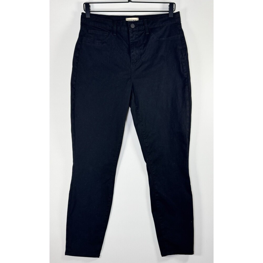L'Agence Jeans‎ Womens Size 29 Black High Rise Modal Stretch Skinny Margot USA